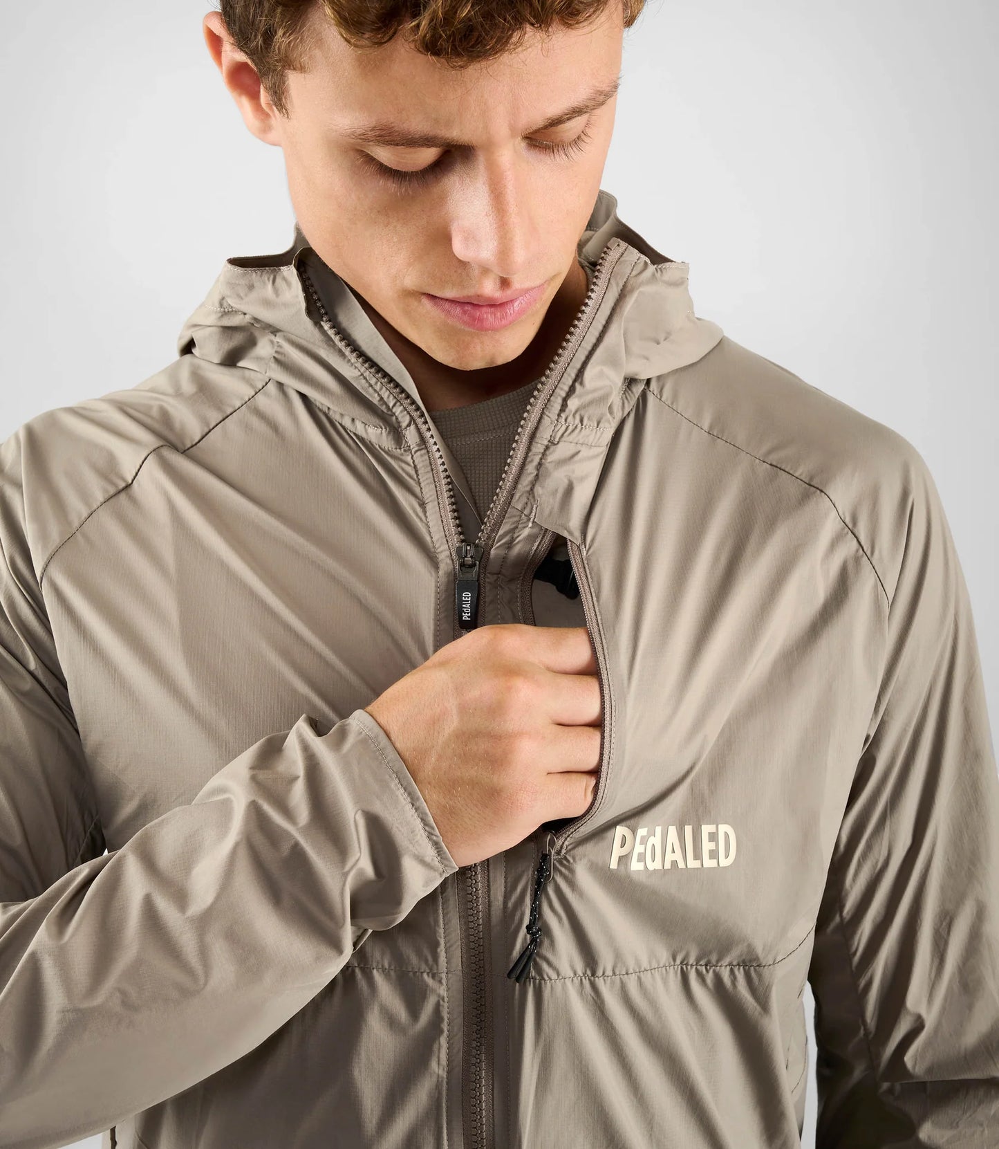 PEdALED YAMA Trail Jacket Grey - ohut tuulitakki