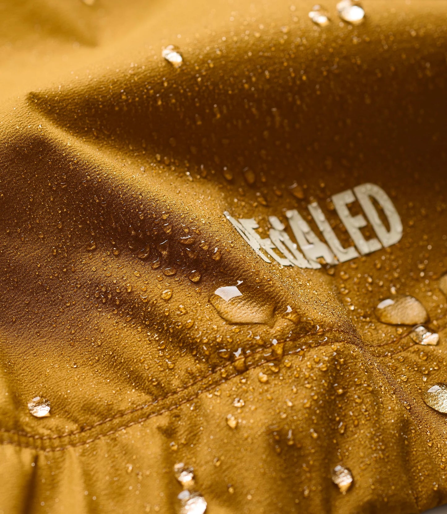 PEdALED Element Waterproof Jacket Mustard - vedenpitävä pyöräilytakki