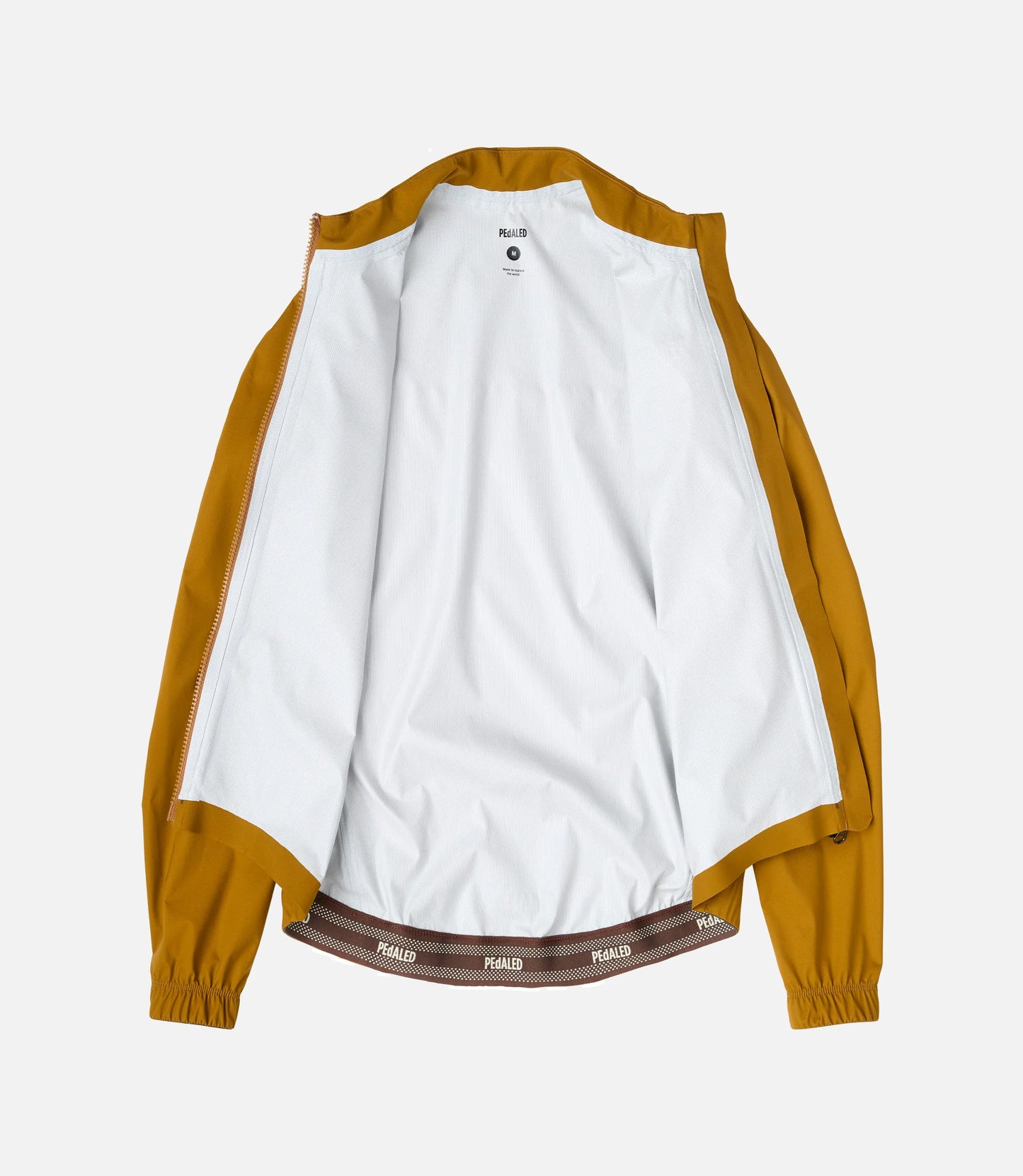 PEdALED Element Waterproof Jacket Mustard - vedenpitävä pyöräilytakki