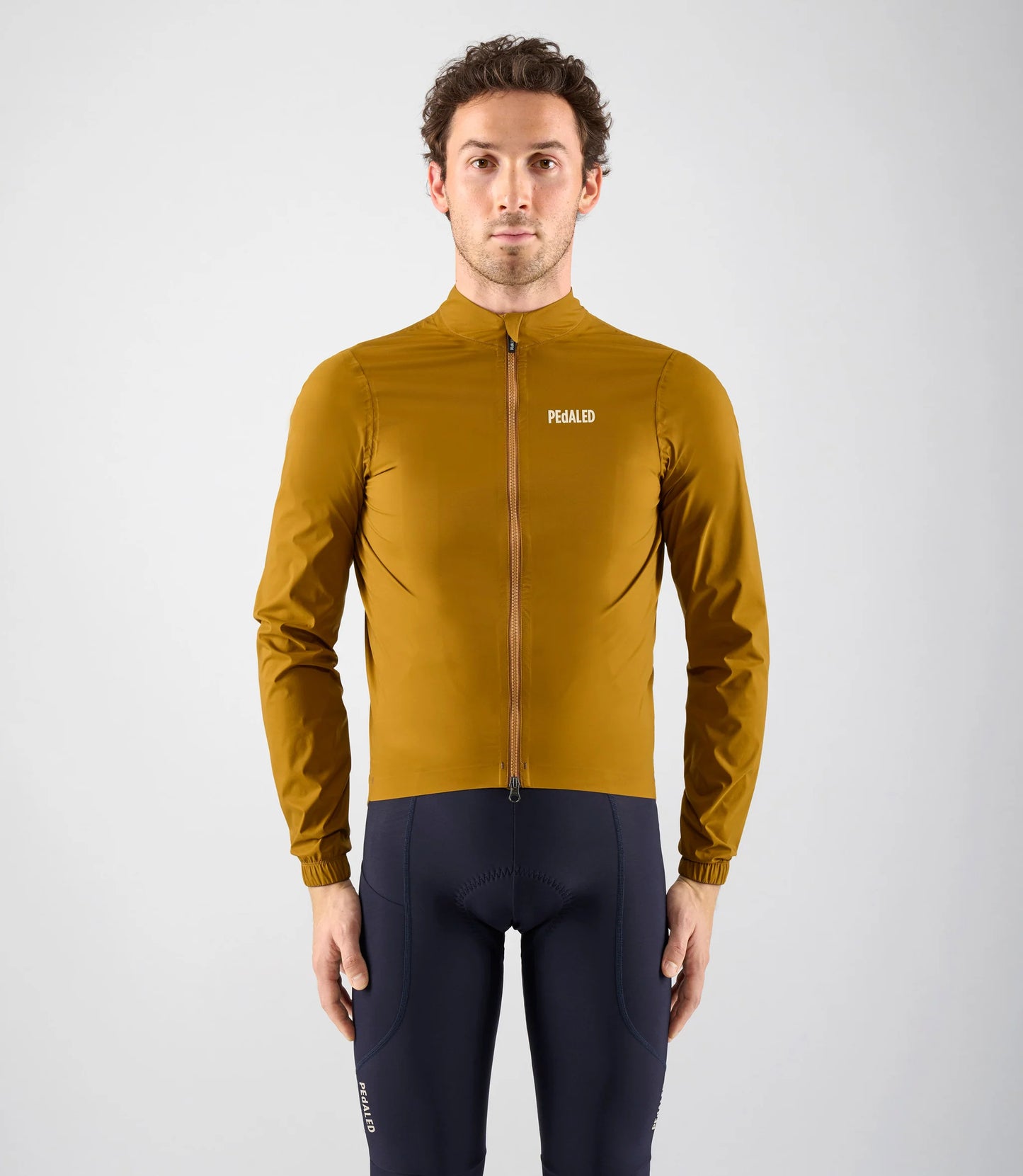 PEdALED Element Waterproof Jacket Mustard - vedenpitävä pyöräilytakki