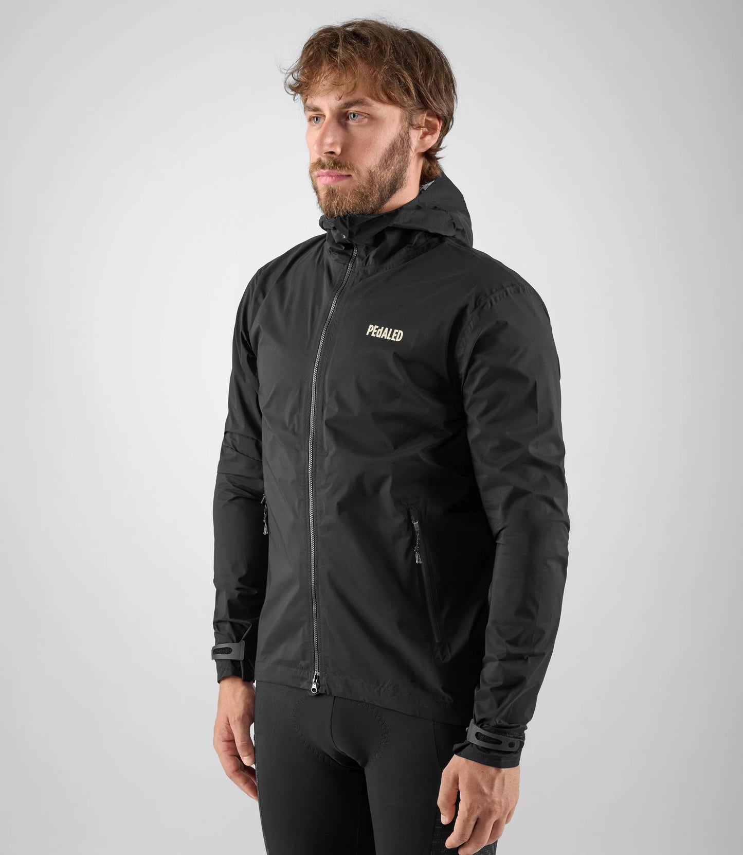 PEdALED ODYSSEY Shell Jacket Black - vedenpitävä pyöräilytakki