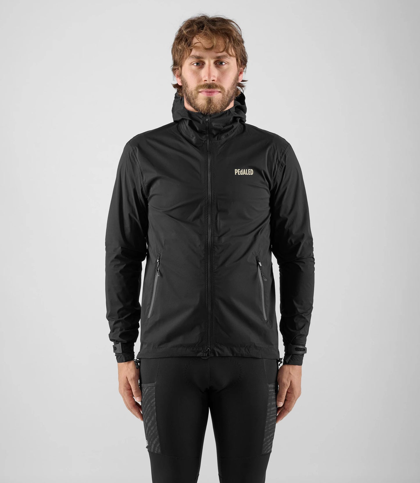 PEdALED ODYSSEY Shell Jacket Black - vedenpitävä pyöräilytakki
