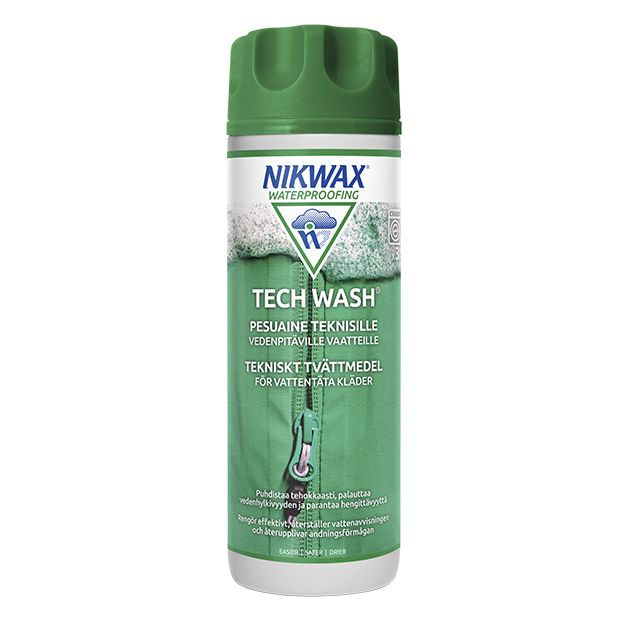 Nikwax Tech Wash 300 ml - pesuaine vedenpitäville vaatteille