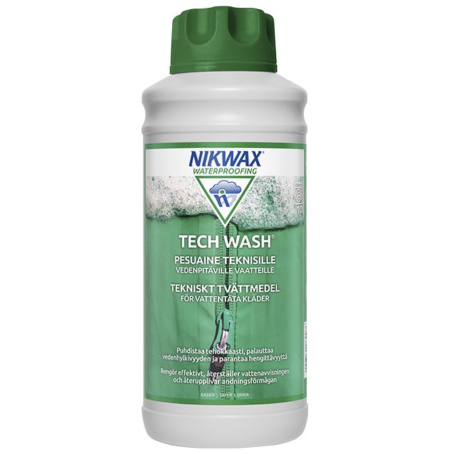 Nikwax Tech Wash 1000 ml - pesuaine vedenpitäville vaatteille