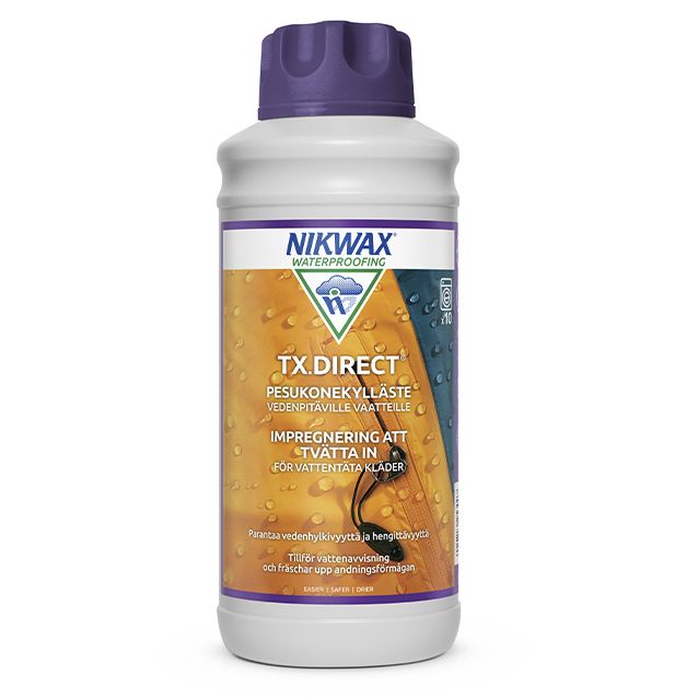 Nikwax TX.Direct Wash-In 1000 ml - kylläste kalvovaatteille